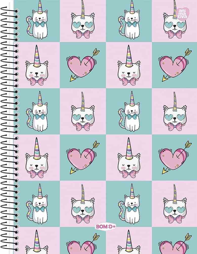 CADERNO 20X1 BOM D  FEMININO